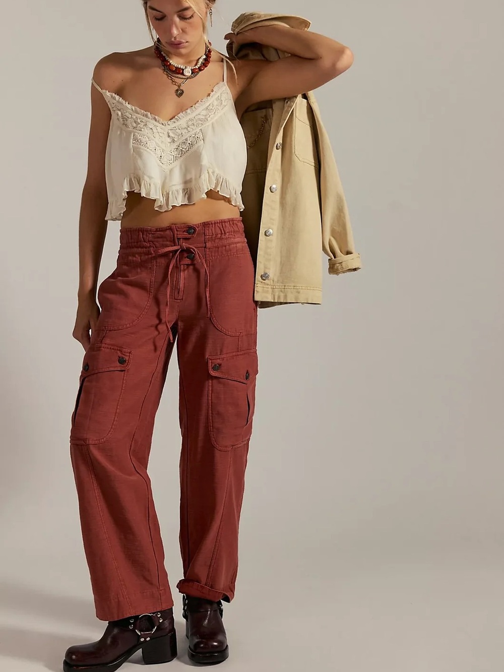 Free People Park Ave Cargo Pants
